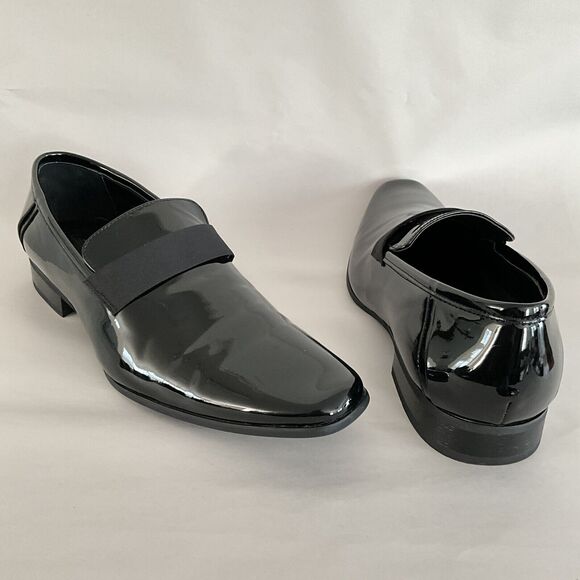 Calvin Klein Bernard Patent Faux Leather Casual Shoes Men Black 15 main image 11